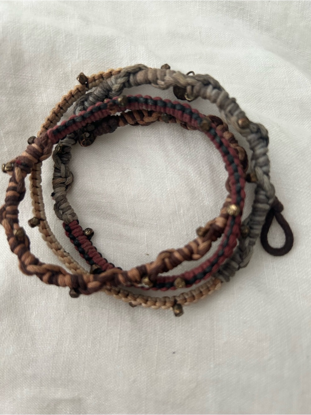 NWNT Jeanne d’ Arc Living Leather Wrap Bracelet